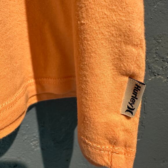 Hurley Large Crop Tank Peach 100% Cotton Natural Fibers Beach Cruise Gym Workout - Picture 4 of 8